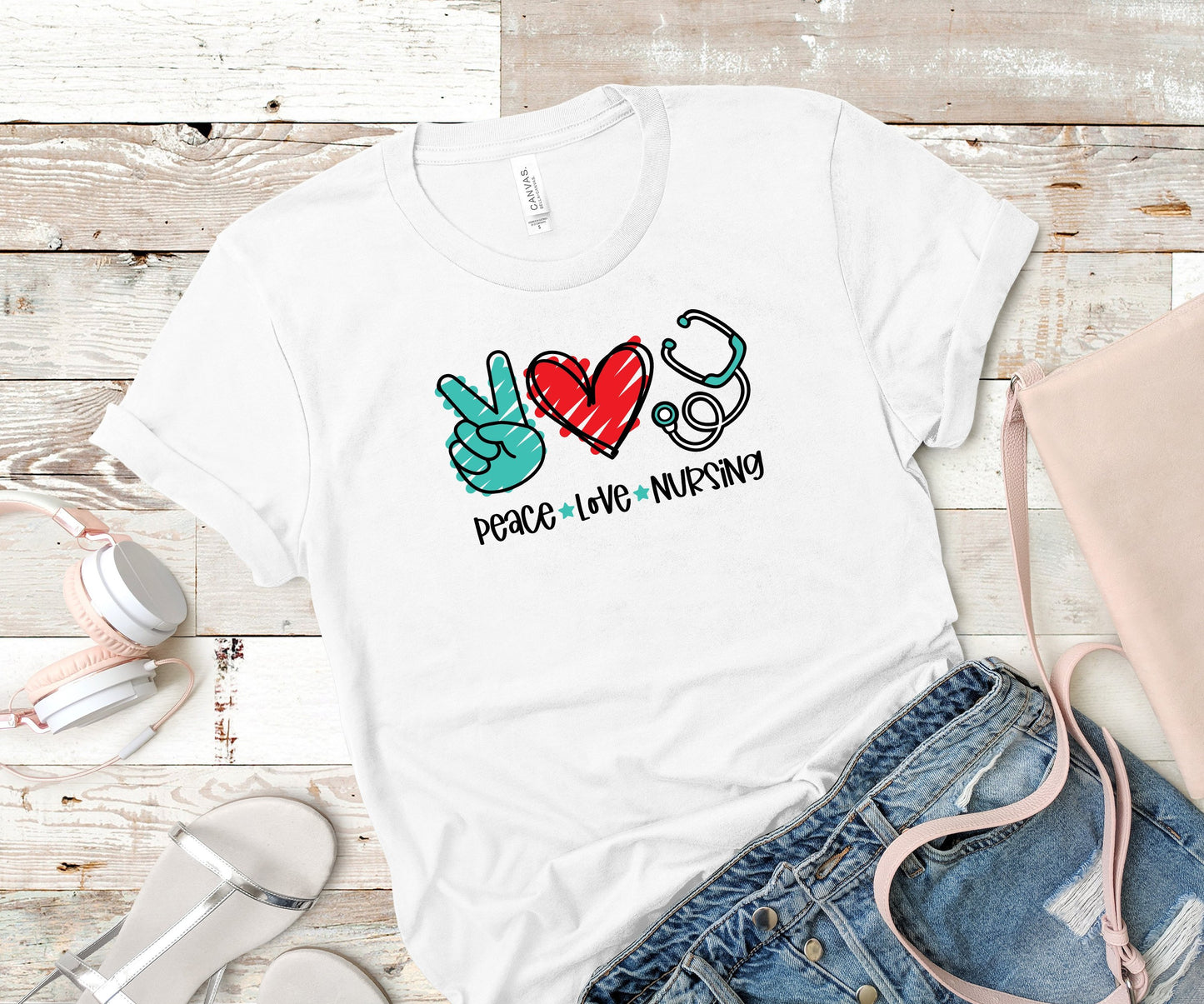 Peace Love Nursing Tee